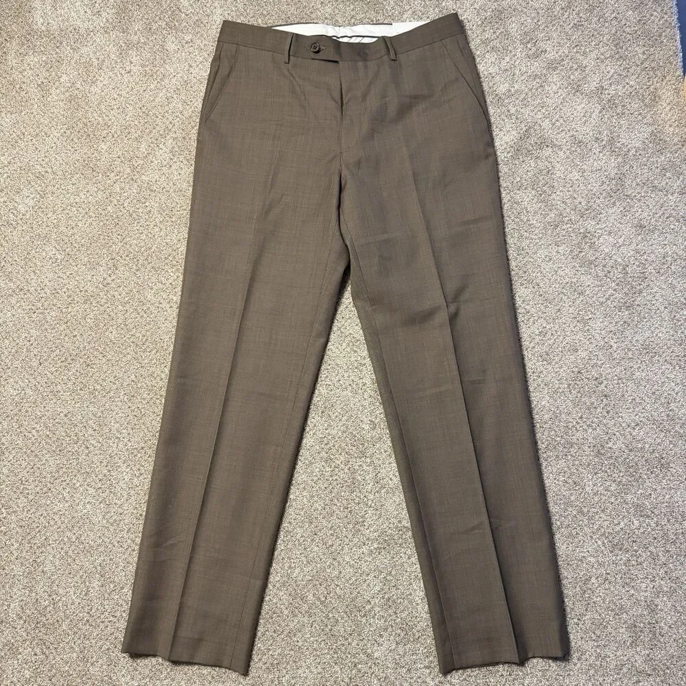 Lauren Ralph Lauren Light Brown Wool Blend Suit Pants 32W 30L RN90736 CA01129